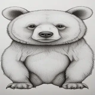 bear pic drawing