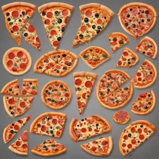 transparent pizza clipart