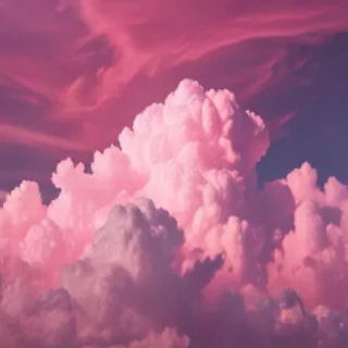 pink cloud background