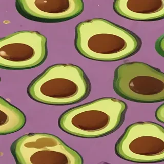 cute avocado wallpaper