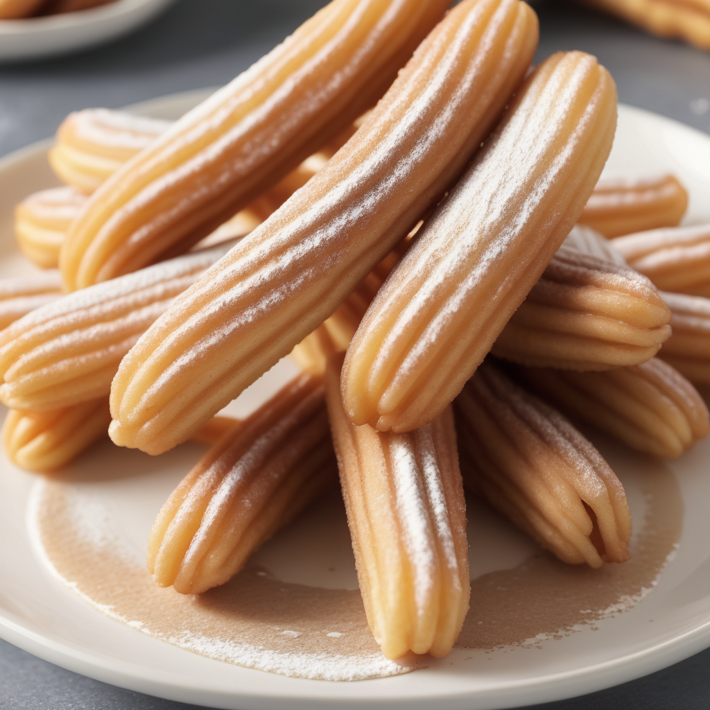 how to make churros with pancake mix