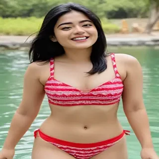 rashmika mandana bikini