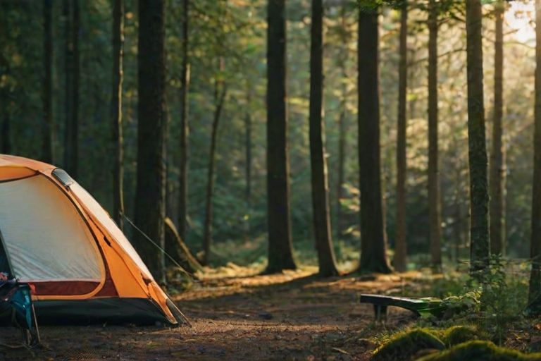 camping background pic