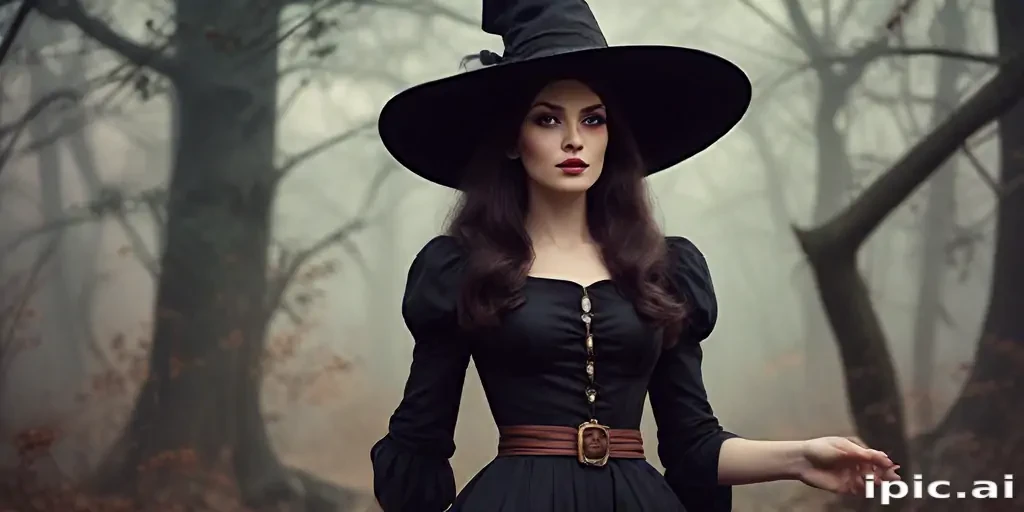 vintage witch art