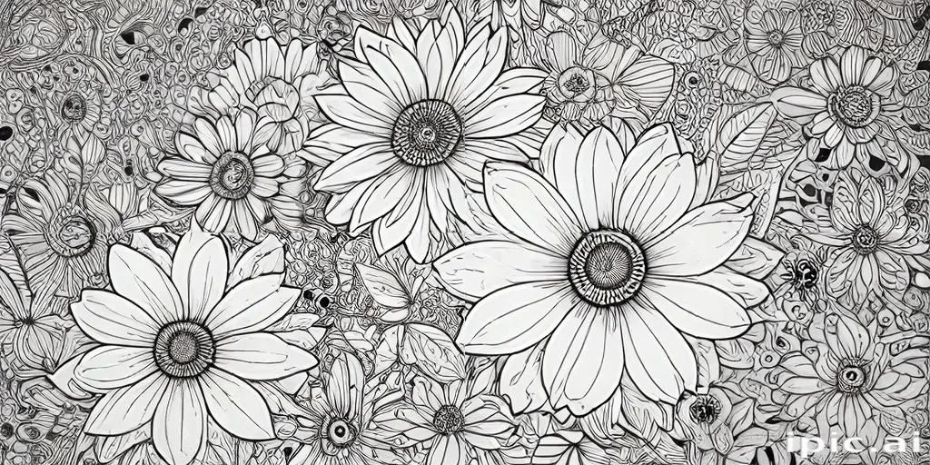 flower doodle art