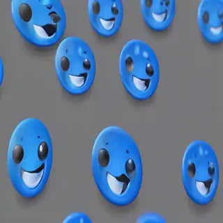 blue emoji