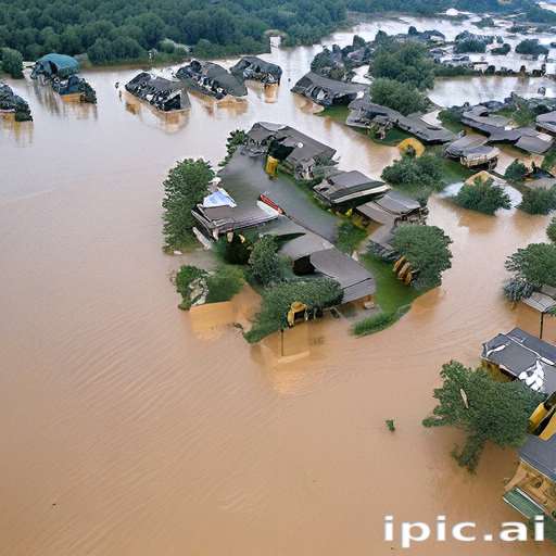 Devastating Flooding Overwhelms Residential Area, Submerging Homes and ...