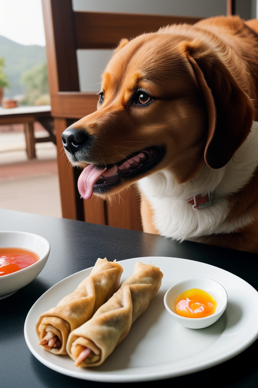 can dogs eat egg rolls