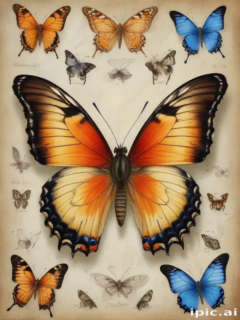 pictures of butterflies to draw
