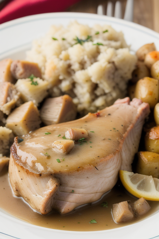 crock pot pork chops and stuffing