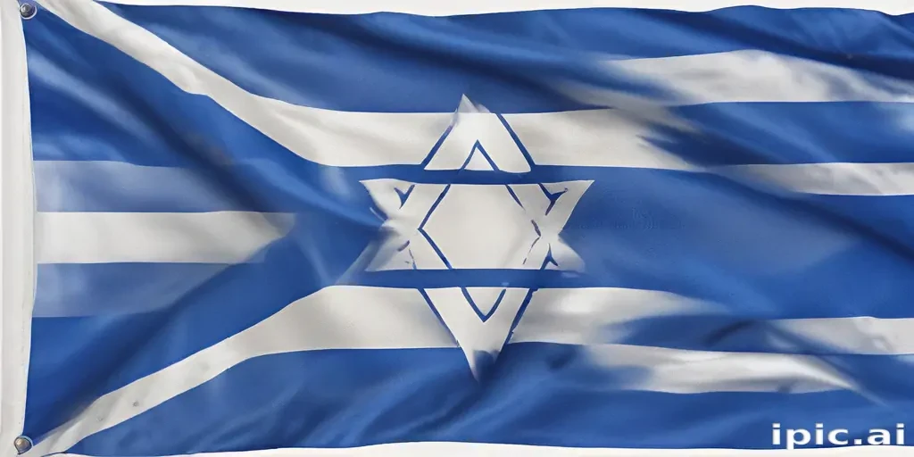 transparent israel flag