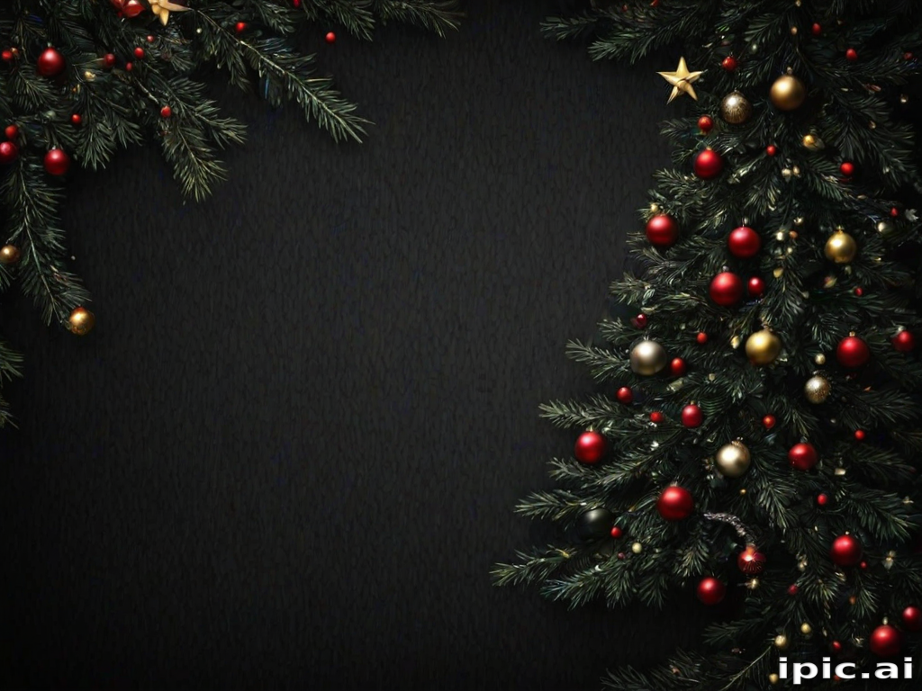 dark christmas wallpaper