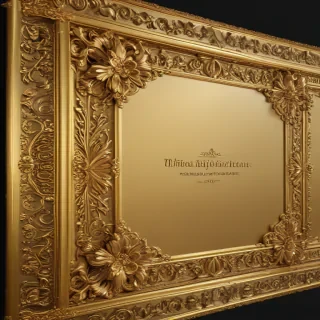 golden border