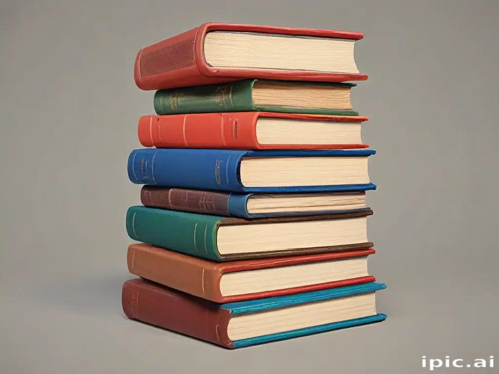 clipart stack of books