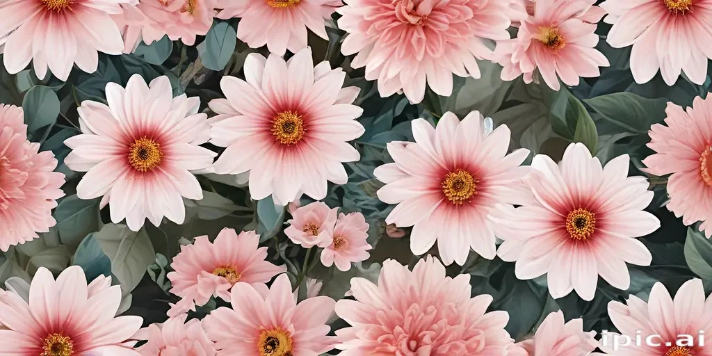 aesthetic flowers transparent