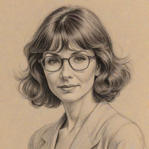 Appealing Mary Steenburgen, pencil sketch, portrait of Superb woman 1929s in glasses, hair style beatnik, outline, clear lines, fine lines, 8k