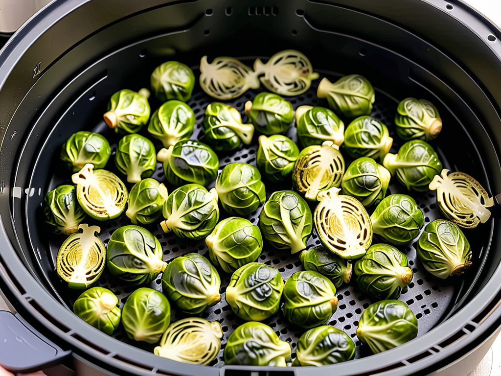 frozen brussel sprouts in air fryer