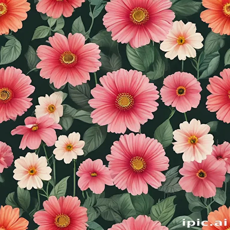 flowers with no background