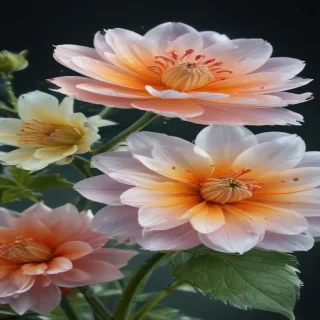 transparent flower background