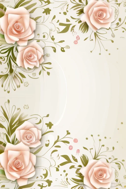 light floral background