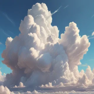 cartoon cloud drawing