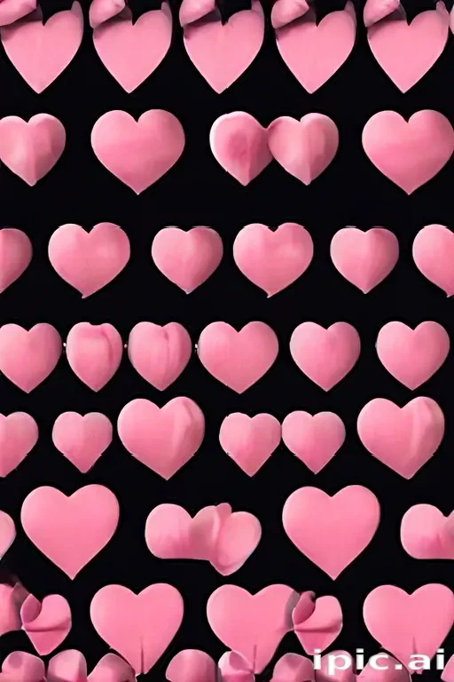 pink hearts png