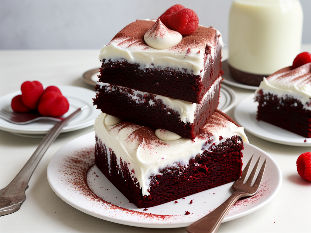brownies with red velvet cake mix