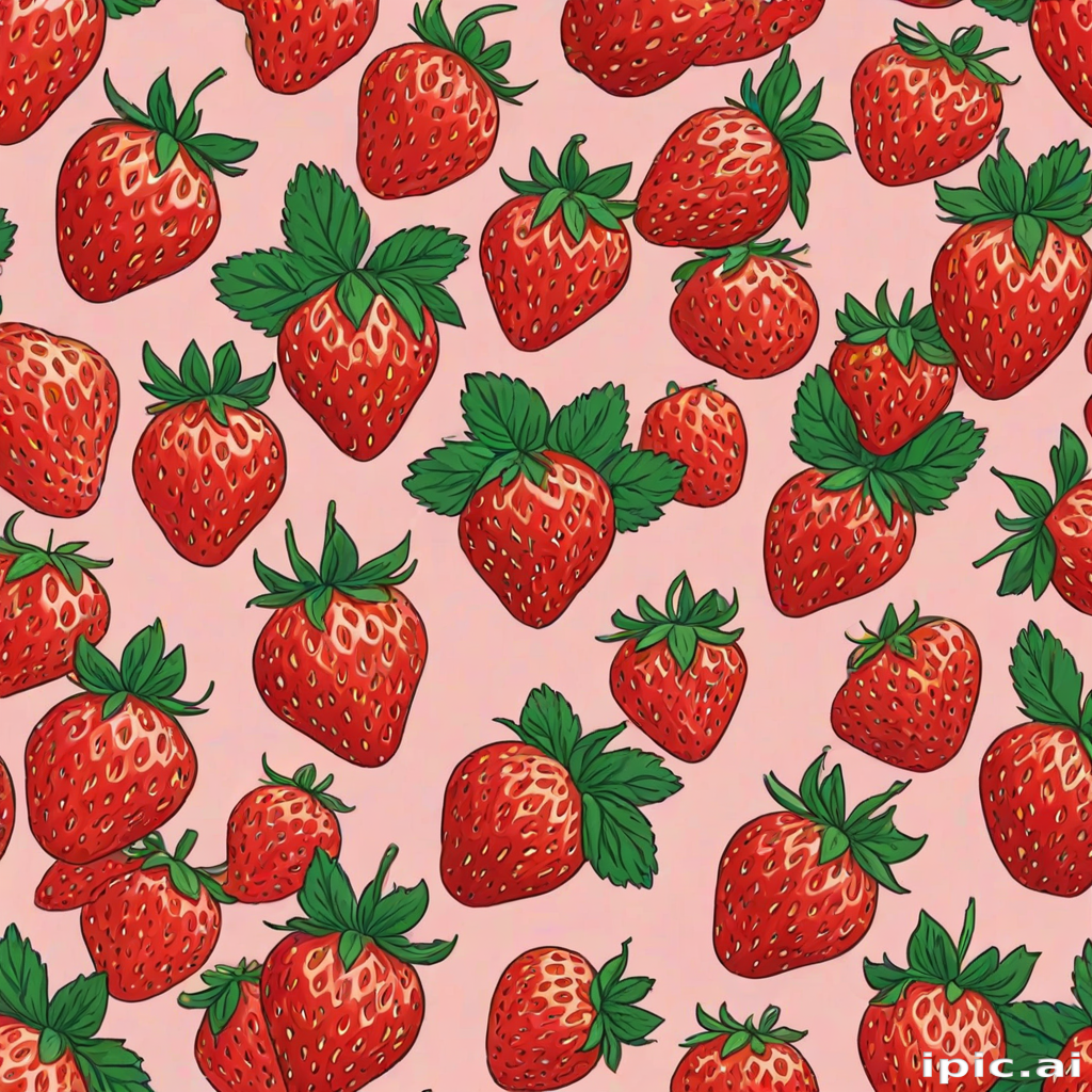 aesthetic strawberry wallpaper