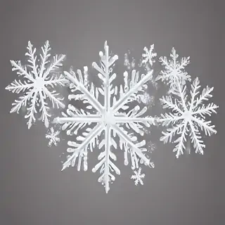 snowflakes clipart transparent background