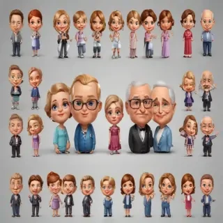 family emojis