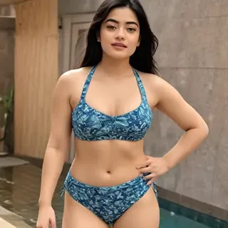 rashmika mandanna hot bikini