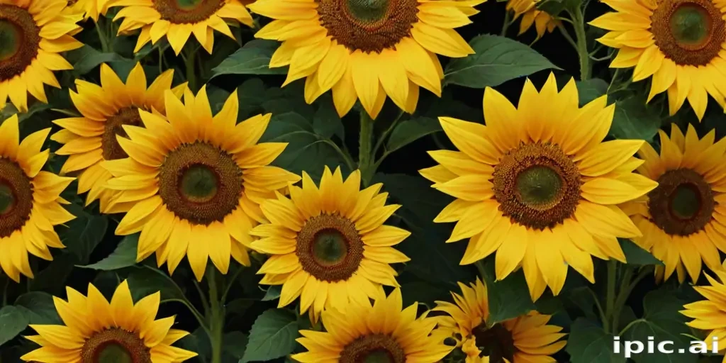 aesthetic sunflower background