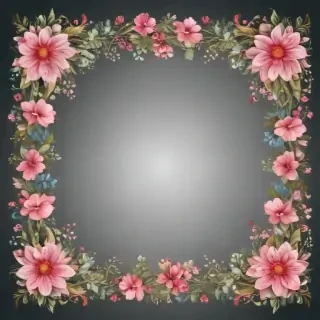 clipart borders flowers