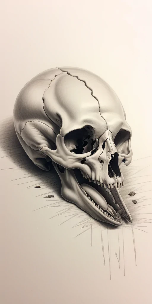 dead animal drawing