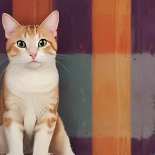 cat with background