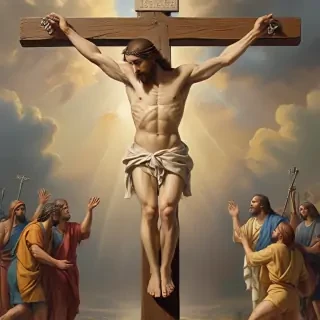 jesus on the cross picture