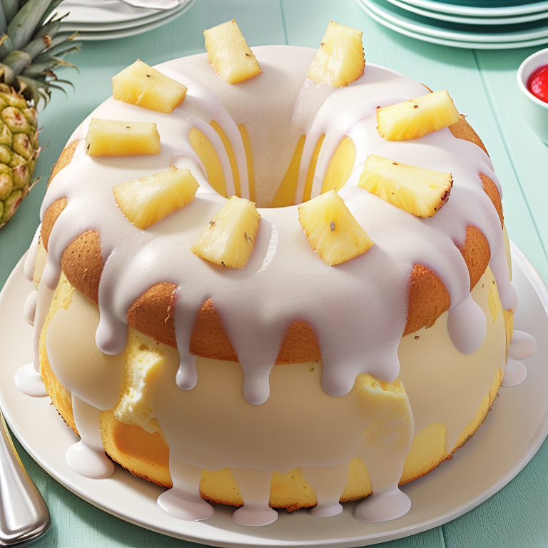 weight watchers pineapple angel food cake