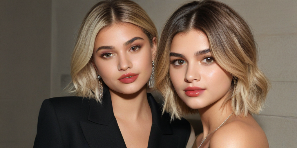 hailey bieber and selena gomez picture
