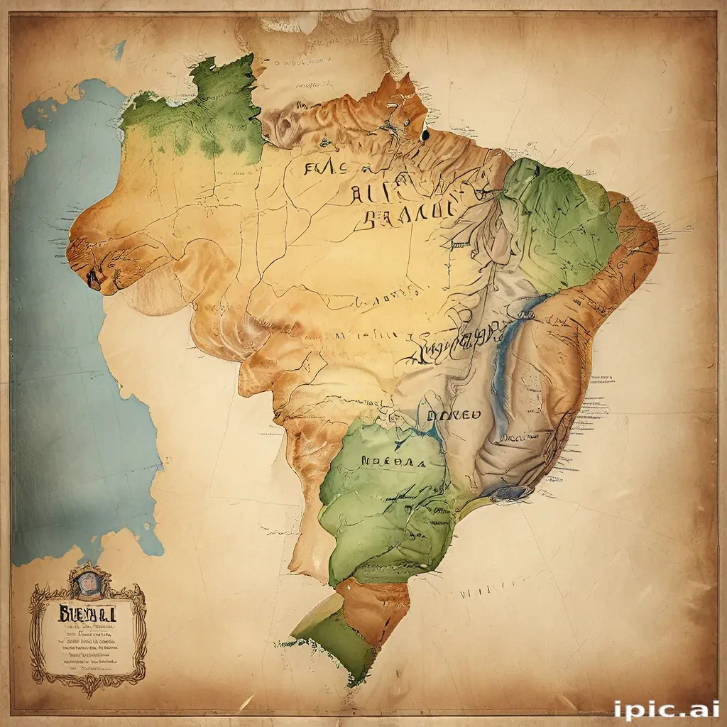 map of brazil