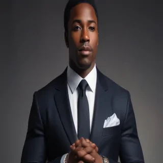 black man