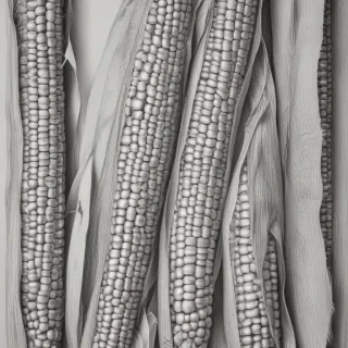corn drawing