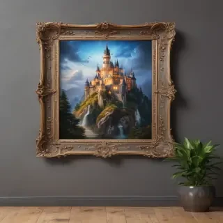 transparent photo frame