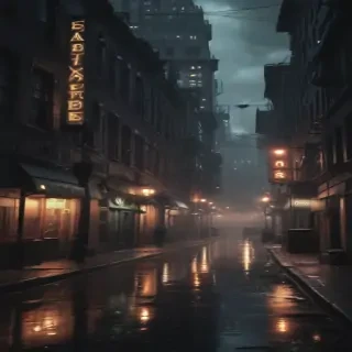 dark city background