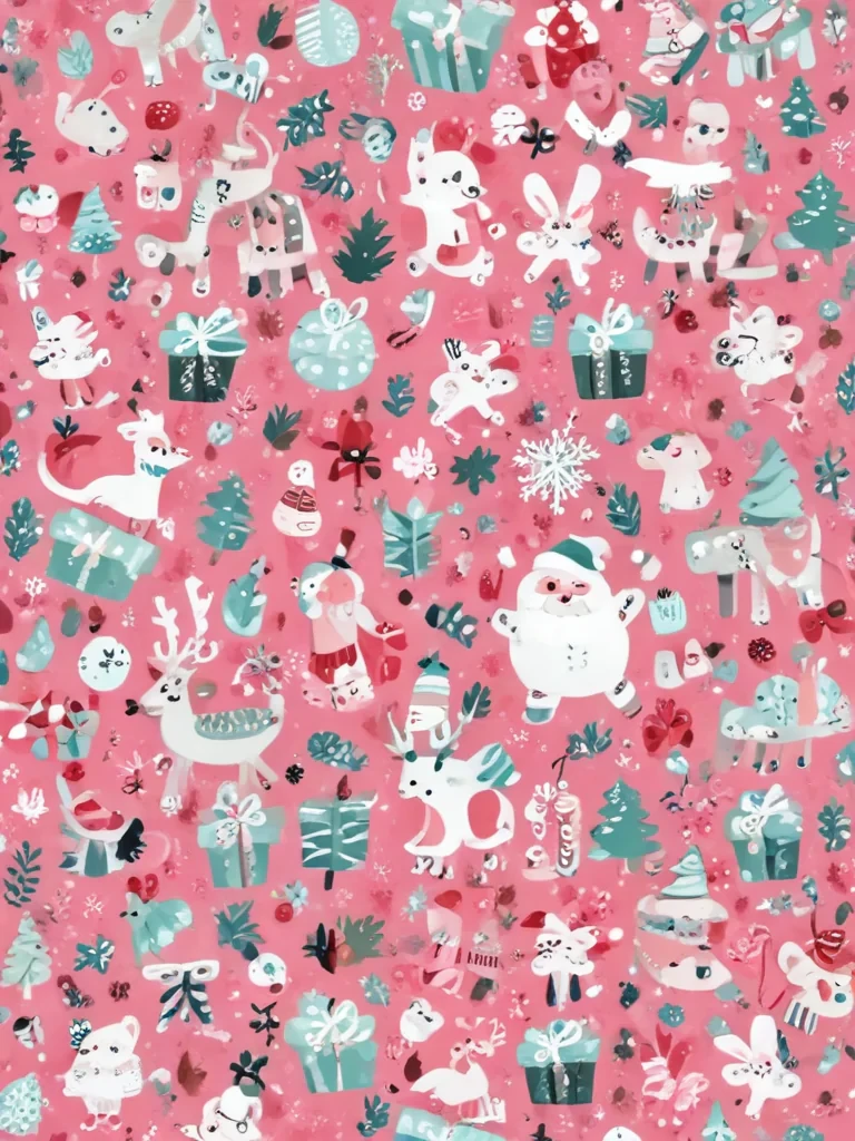 girly cute christmas wallpaper
