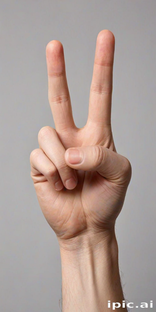 middle finger transparent