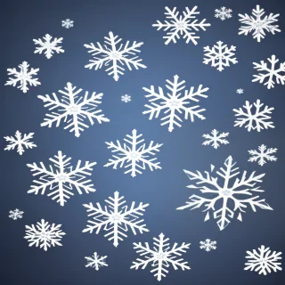 snowflakes png transparent