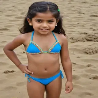 indian kid bikini