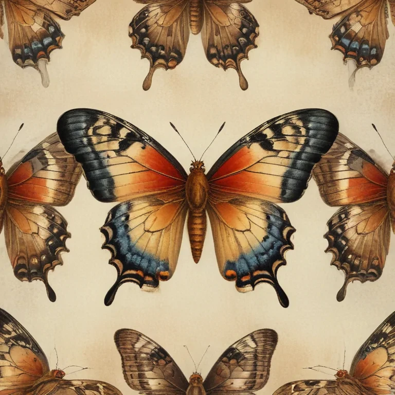 vintage butterfly illustration