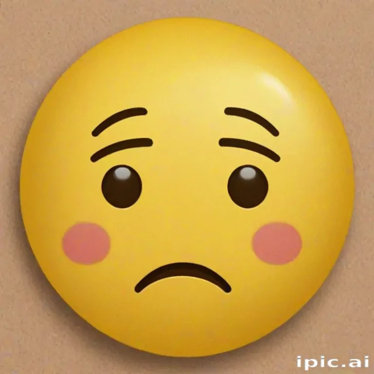 sad face emoji