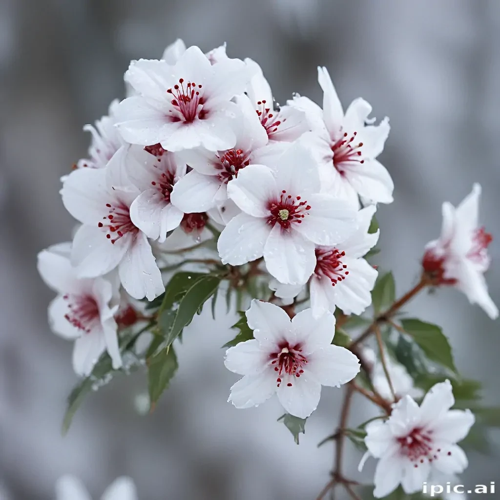 winter flower wallpaper background